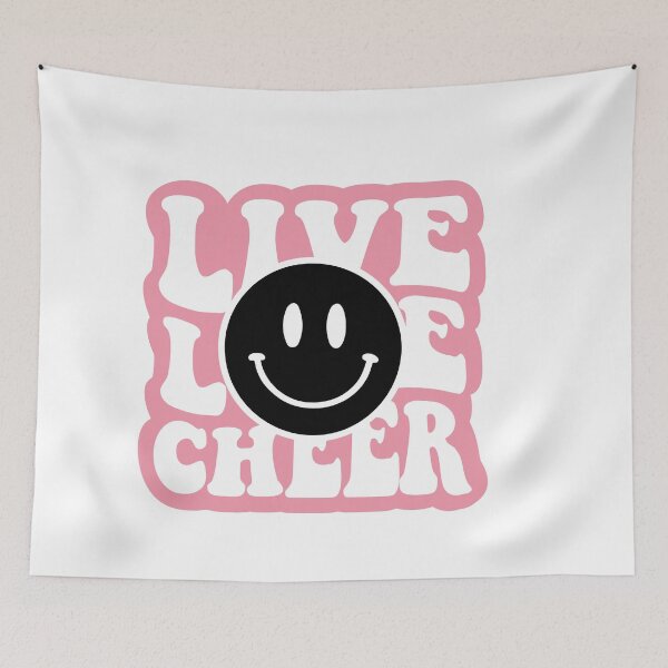 Item preview, Live Love Cheer With Happy Emoji designed and sold by artcultreone.