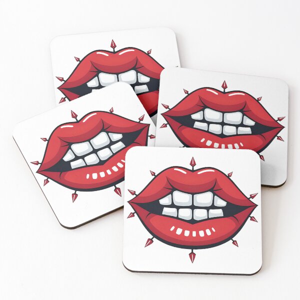 Item preview, Alternativa de labios rojos designed and sold by Backstage Prints.