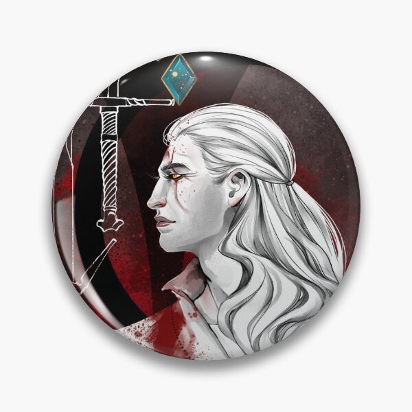 Item preview, The White Wolf (the Panes of Star-Glass and the Blood—Drunk Witcher) designed and sold by WhiteCatArt.
