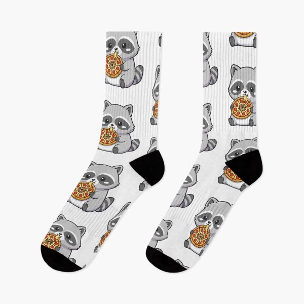 Item preview, Funny Raccoon Eating Pizza Slice Kawaii Foodie Design Gift designed and sold by Snuggle Paws⭐⭐⭐⭐⭐.