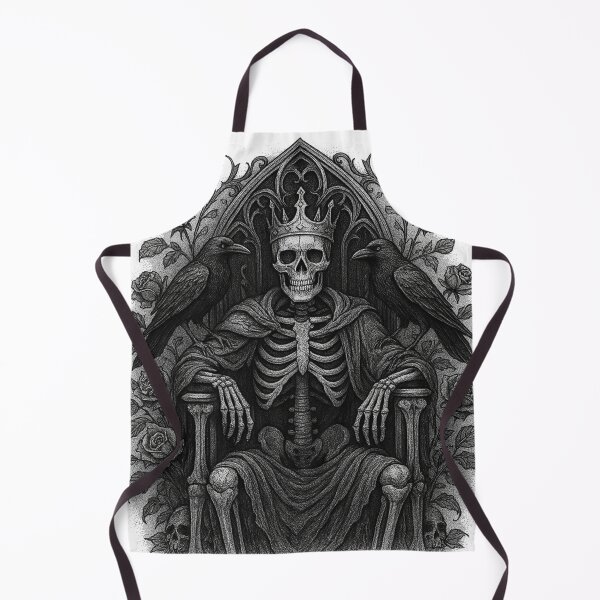 Item preview, Crowned Skeleton with Ravens designed and sold by Retrics Studio.