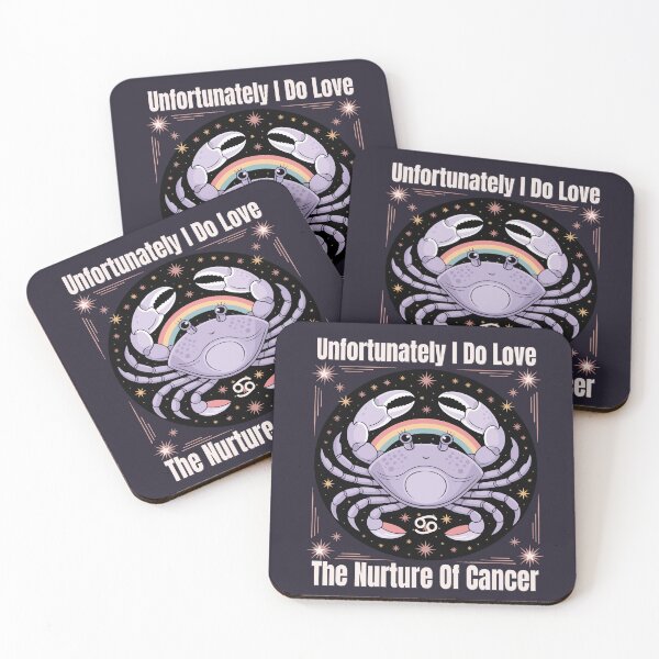 Item preview, Unfortunately I Do Love The Nurture Of Cancer | Funny Zodiac Quote designed and sold by The Real Life Symphony.