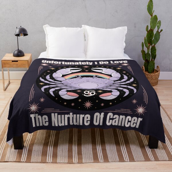 Item preview, Unfortunately I Do Love The Nurture Of Cancer | Funny Zodiac Quote designed and sold by The Real Life Symphony.