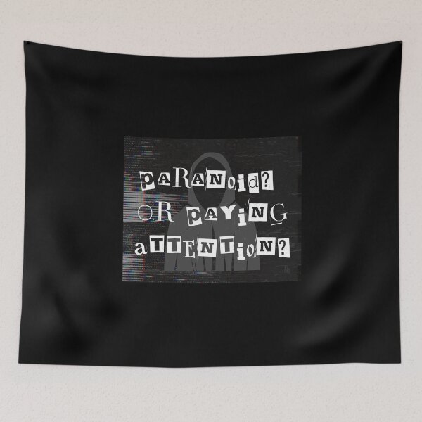 Item preview, Paranoid? Or Paying Attention? Gifts For Paranoia Humor Lovers designed and sold by JollyBall.