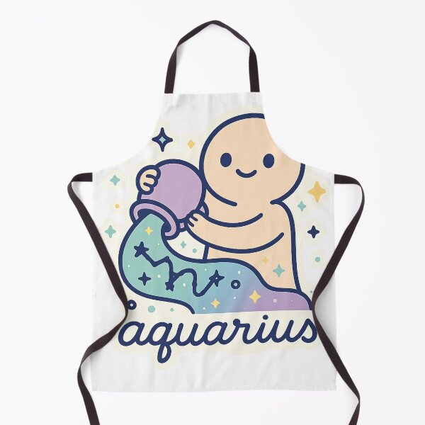 Item preview, Aquarius Sticker • Cute Pastel Kawaii Zodiac PNG — SoberSips designed and sold by SoberSips.