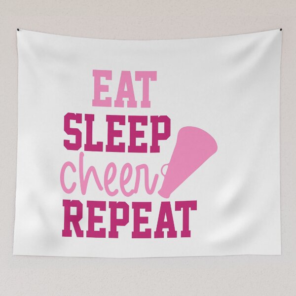 Item preview, Eat Sleep Cheer Repeat designed and sold by artcultreone.