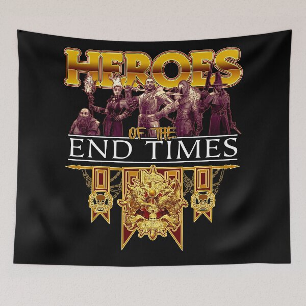 Item preview, Heroes of the End Times [design 2] [red] designed and sold by red-leaf.