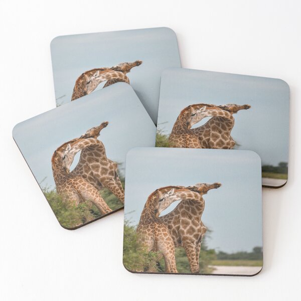 Item preview, Dance of the Giants – Giraffes Entwined in the Savanna designed and sold by DavideAntoniani.