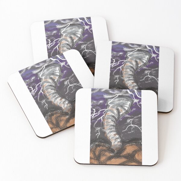 Item preview, Tornado and lightning designed and sold by DigitalArtTomB.
