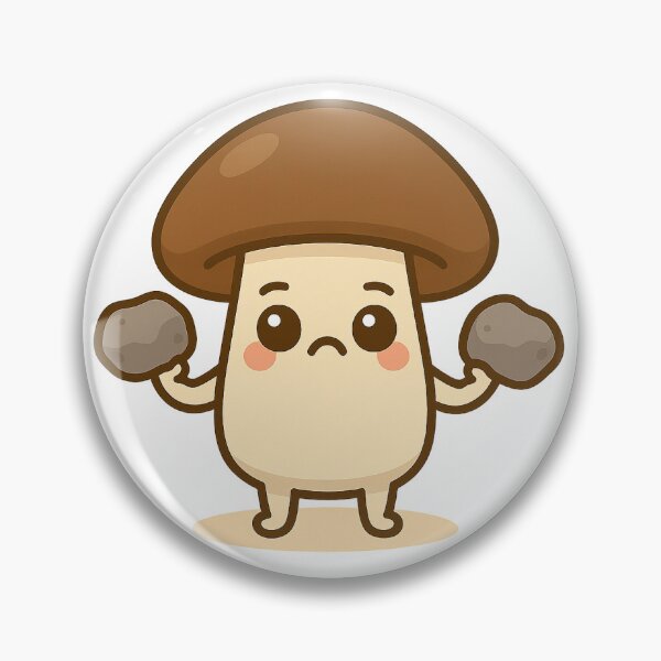 Item preview, Strong Boletus – Cartoon Mushroom Lifter designed and sold by RedLeafStudio.