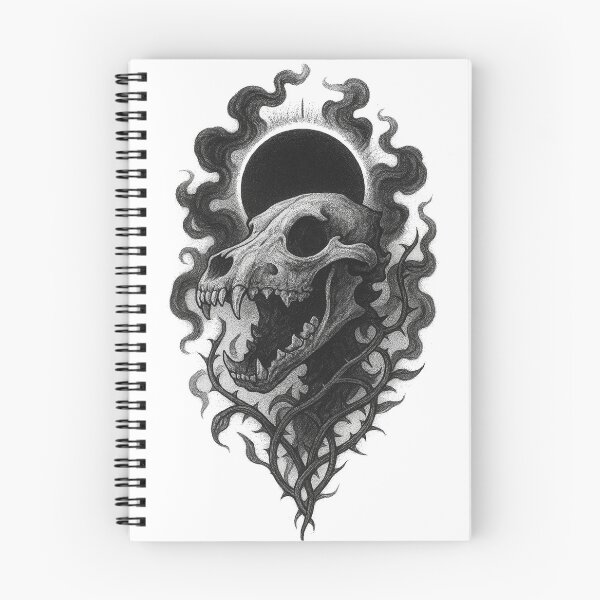 Item preview, Wolf Skull Eclipse designed and sold by Retrics Studio.