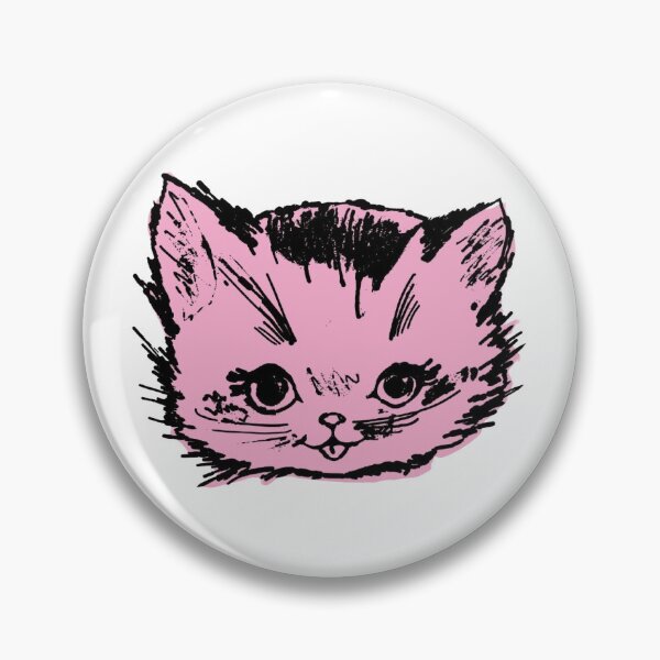 Item preview, Pink Cat Sticker designed and sold by romanxm.