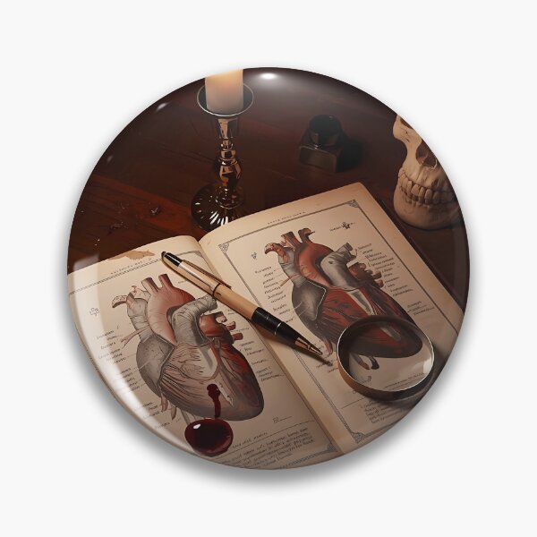 Item preview, The Ink-Stained Anatomist - Gothic Medical Art, Dark Academia Anatomy Study Poster designed and sold by Rilindi.