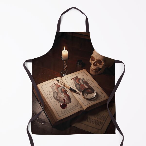 Item preview, The Ink-Stained Anatomist - Gothic Medical Art, Dark Academia Anatomy Study Poster designed and sold by Rilindi.