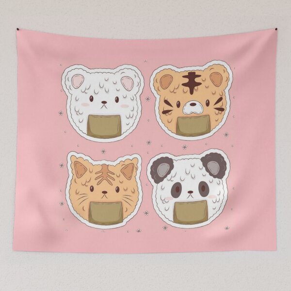 Item preview, Animales de onigiri designed and sold by kawaiistudio.