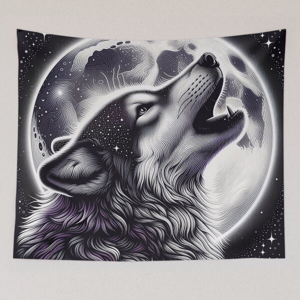 Item preview, Crystal Wolf And Moon designed and sold by Mark Cannon.