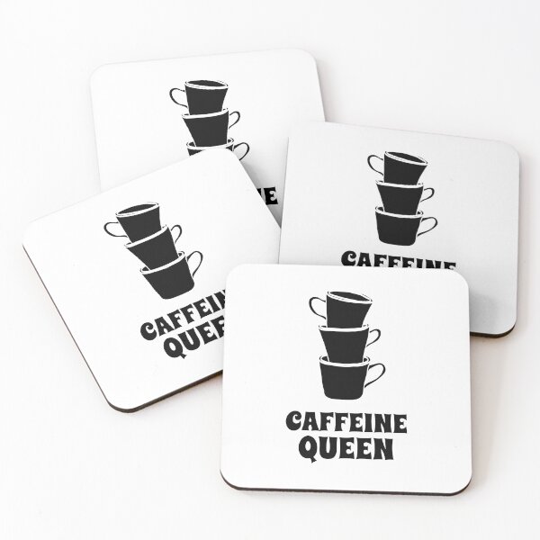 Item preview, Caffeine Queen - funny coffee t-shirt designed and sold by JMRs-Tees.