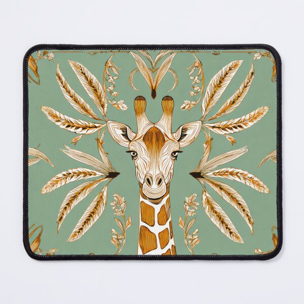 Item preview, Giraffe Botanical Pampas Grass designed and sold by scicilysimonee.