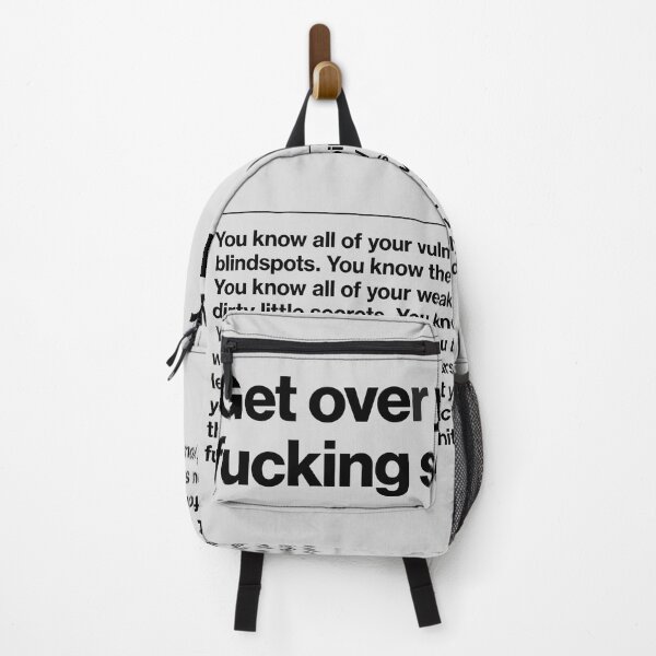 Item preview, Get Over Your Fucking Self Bold Motivational Quote designed and sold by SuccessHunters.