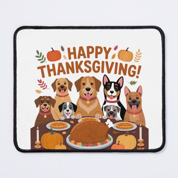 Item preview, Happy Thanksgiving Dogs – Cute Fall Holiday Design designed and sold by WHDProduction45.