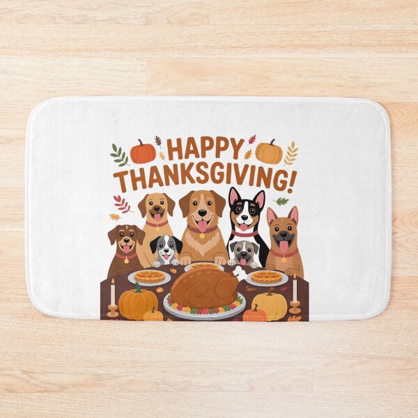 Item preview, Happy Thanksgiving Dogs – Cute Fall Holiday Design designed and sold by WHDProduction45.