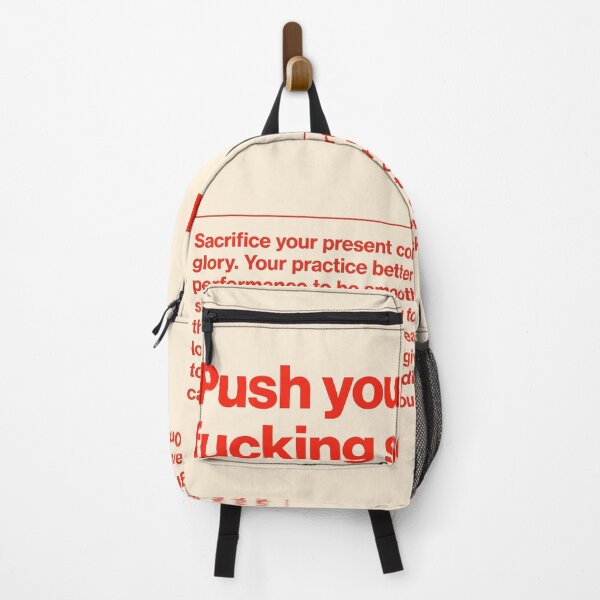 Item preview, Push Your Fucking Self – Bold Motivational Quote Design designed and sold by SuccessHunters.