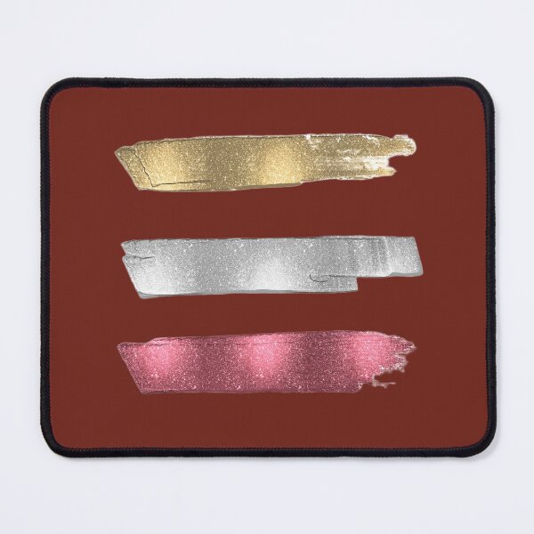 Item preview, Metallic Brush Strokes: Gold, Silver & Rose Gold Shimmer designed and sold by Studio Yvonne .