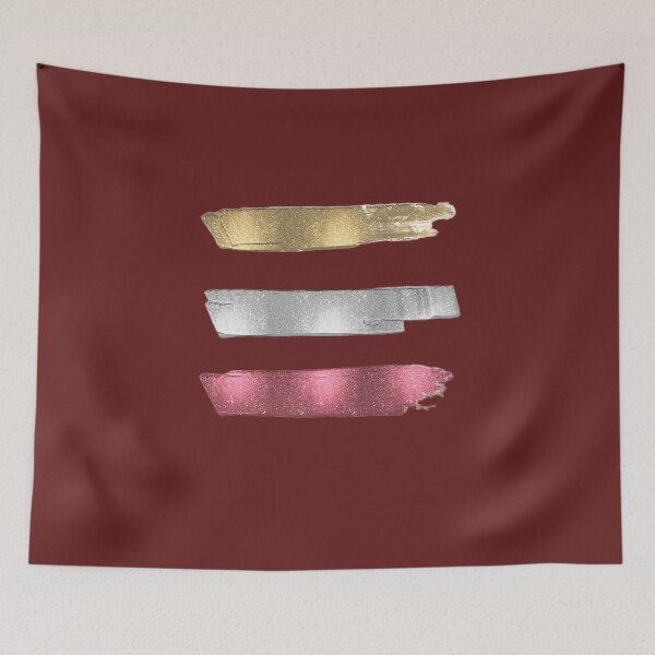Item preview, Metallic Brush Strokes: Gold, Silver & Rose Gold Shimmer designed and sold by Studio Yvonne .