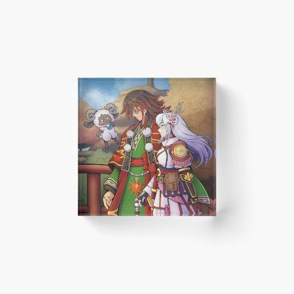 Item preview, Autumn village with Woolby, Kurama and Kaguya designed and sold by yazilla.