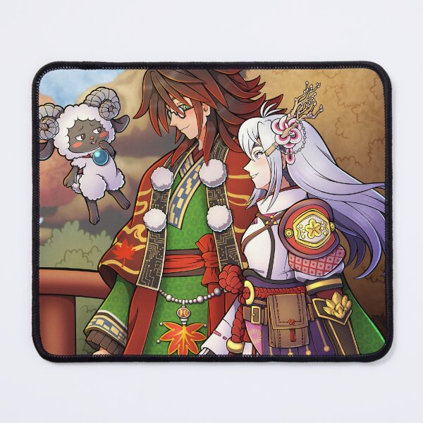 Item preview, Autumn village with Woolby, Kurama and Kaguya designed and sold by yazilla.