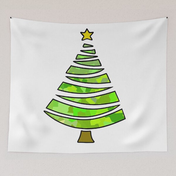 Item preview, Merry Christmas Tree designed and sold by Sartoris Art.