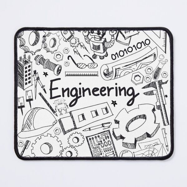 Item preview, Engineering Doodle Sketch STEM Illustration designed and sold by YourArt7.