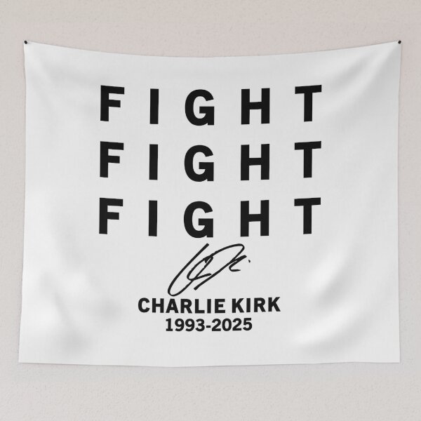 Item preview, Fight Fight Fight Charlie Kirk Signature 1993-2025 designed and sold by JeyVel.