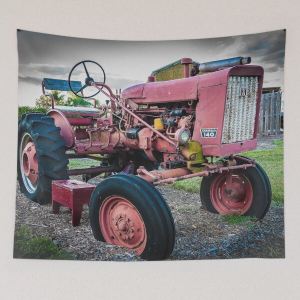 Item preview, Old Red Farm Tractor Farmall 140 IH X102 designed and sold by RichFrancoCars.