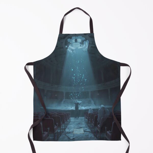 Item preview, The Ghost Violinist's Final Note - Gothic Music Art, Haunted Concert Hall Poster designed and sold by Rilindi.
