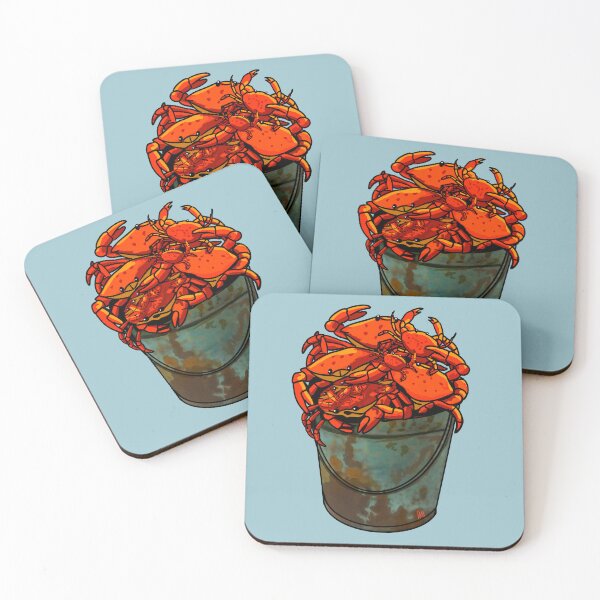 Item preview, Crabs in a Bucket  designed and sold by HappyRandomArt.