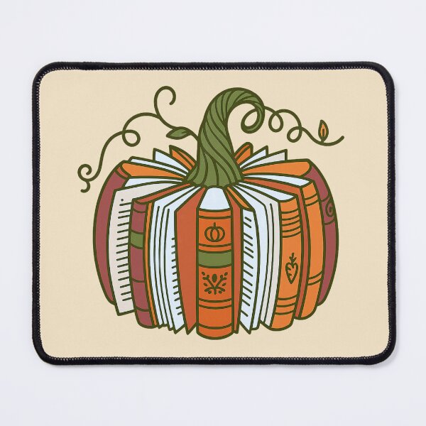 Item preview, Fall Book Pumpkin Halloween Librarian Teacher Spooky Bookish designed and sold by FreshVibe Prints.