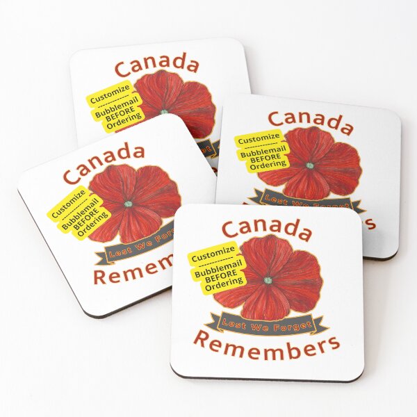 Item preview, Your Image or Canada Remembers Poppy | Customize designed and sold by H3designs.