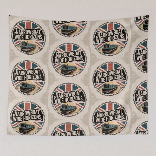 Item preview, Narrowboat, Wide Horizons designed and sold by Royal Wall Whispers.