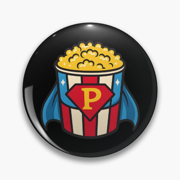 Item preview, Superhero Popcorn Bucket Shirt - Funny Cartoon Popcorn Design for Movie Lovers, Cinema Nights, and Snack Fans designed and sold by DrawHandArt.