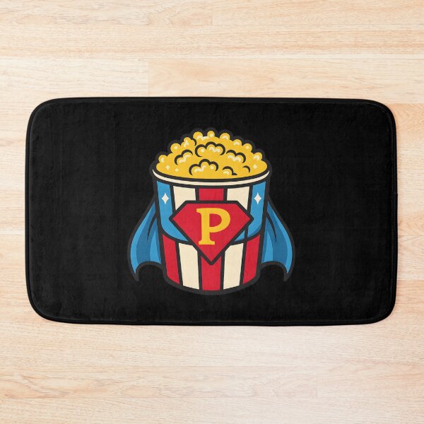 Item preview, Superhero Popcorn Bucket Shirt - Funny Cartoon Popcorn Design for Movie Lovers, Cinema Nights, and Snack Fans designed and sold by DrawHandArt.