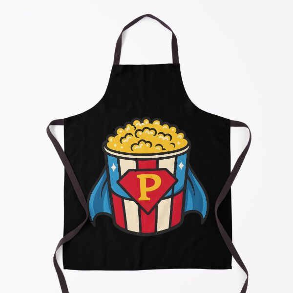 Item preview, Superhero Popcorn Bucket Shirt - Funny Cartoon Popcorn Design for Movie Lovers, Cinema Nights, and Snack Fans designed and sold by DrawHandArt.