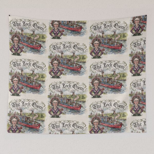 Item preview, The Lock Queen Folk designed and sold by Royal Wall Whispers.