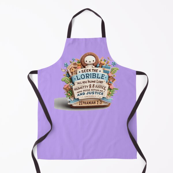 Item preview, Cute 3D Zephaniah 2:3 Bible Verse Label – Seek the Lord with Humility and Justice, designed and sold by PaintMeWorld.