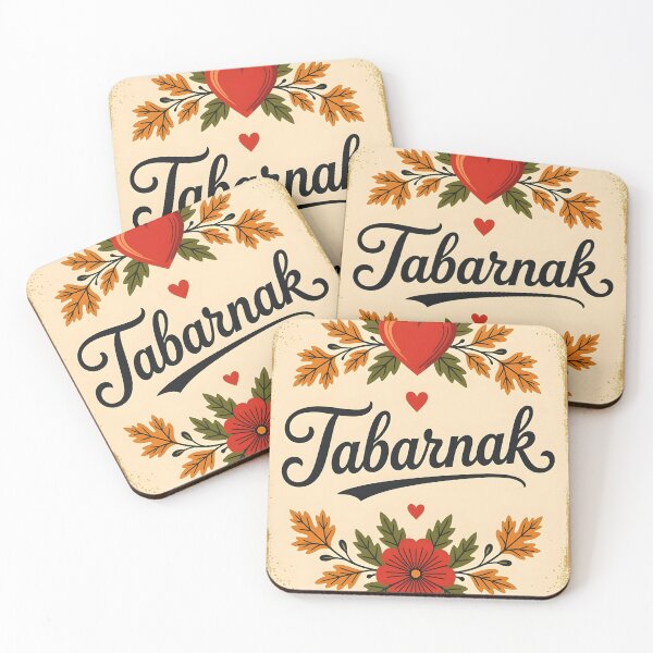 Item preview, Tabarnak – Vintage Paper with Red Heart Flower and Fall Leaves designed and sold by EmeraldeaArt.
