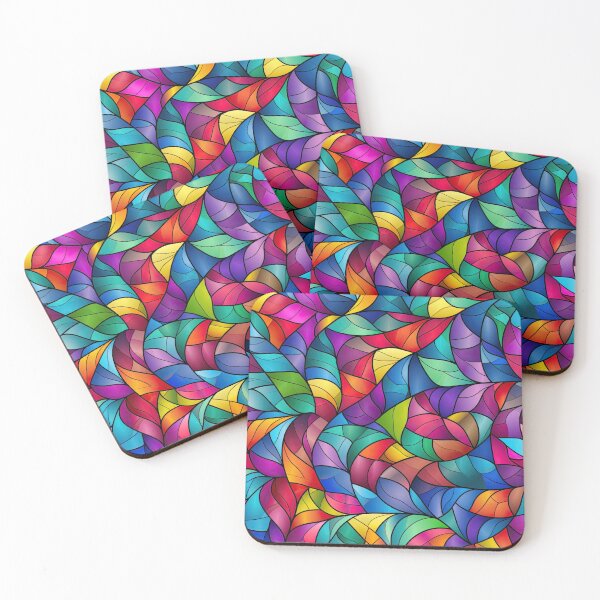 Item preview, Joyous Vibrant Abstract Purple Turquoise Yellow designed and sold by CraftedHome.