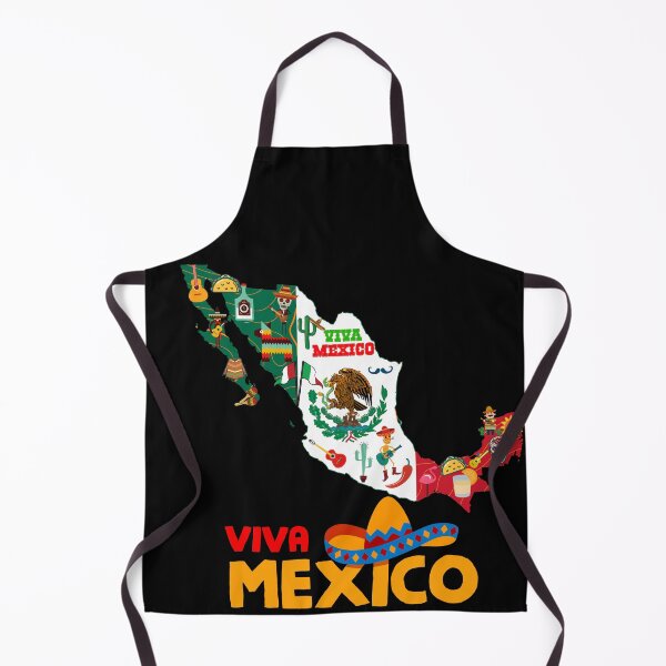 Item preview, Viva Mexico map - illustrated map showing Mexican culture, food, music and tradition. designed and sold by Youngkev-arts.