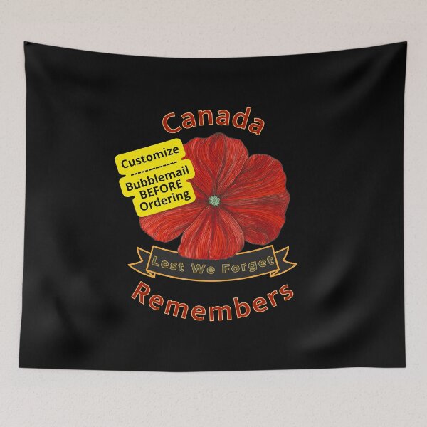 Item preview, Your Image or Poppy Canada Remembers | Customize designed and sold by H3designs.