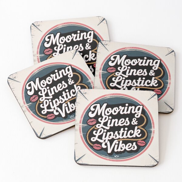Item preview, Mooring Lines & Lipstick Vibes designed and sold by Royal Wall Whispers.