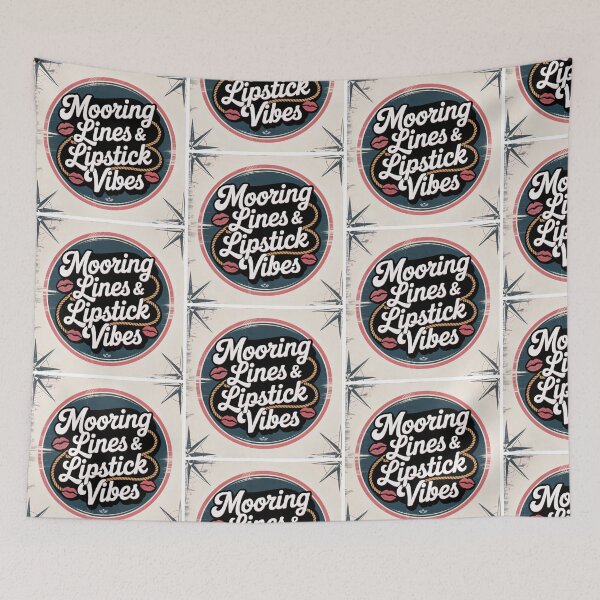 Item preview, Mooring Lines & Lipstick Vibes designed and sold by Royal Wall Whispers.